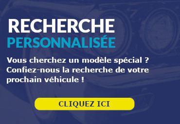Recherche personnalisée de véhicules